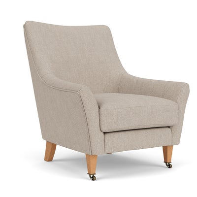Armchair - Natural - Luxury Italian Linen