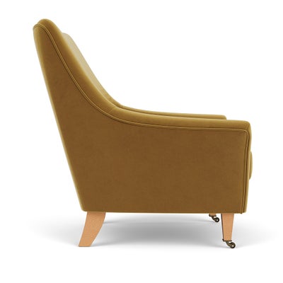 Armchair - Mustard - Matt Velvet