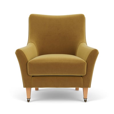 Armchair - Mustard - Matt Velvet