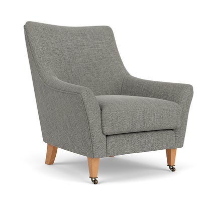 Armchair - Grey Marl - Rustic Weave