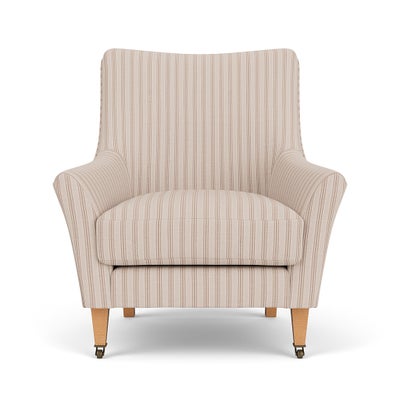 Armchair - Flax - Kingham Stripe