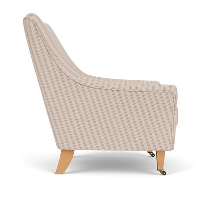 Armchair - Flax - Kingham Stripe