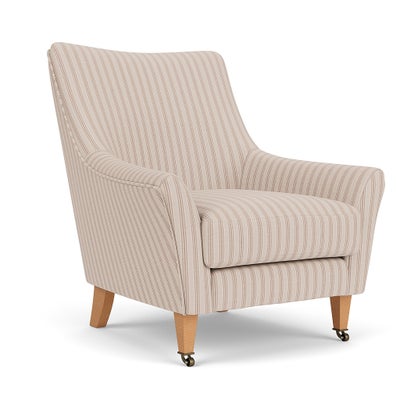 Armchair - Flax - Kingham Stripe