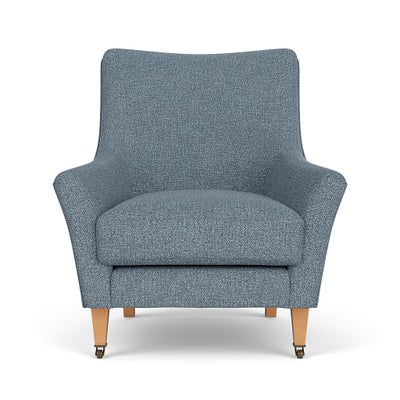 Armchair - Mid Blue - Aquaclean Oxford