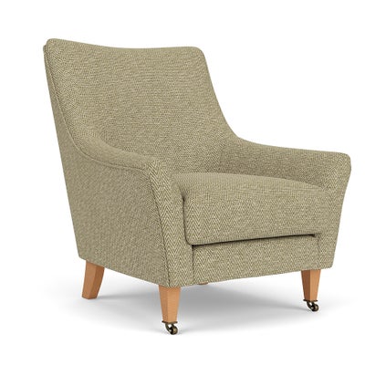 Armchair - Apple - Herringbone Weave