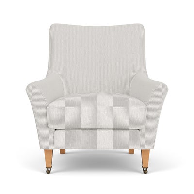 Armchair - Grey - Broadway Stripe