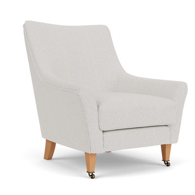 Armchair - Grey - Broadway Stripe