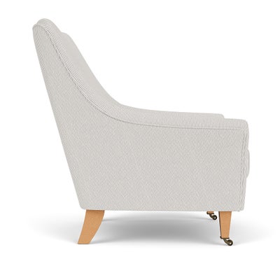 Armchair - Grey - Broadway Stripe