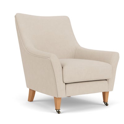Armchair - Lily White - House Linen Mix
