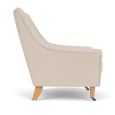 Armchair - Lily White - House Linen Mix
