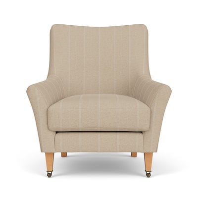 Armchair - Natural - Compton Stripe