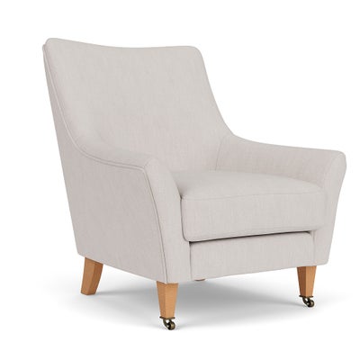 Armchair - Soft White - Luxury Italian Linen