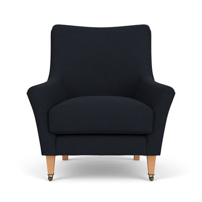 Armchair - Ink - House Linen Mix