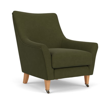 Armchair - Forest Green - House Linen Mix