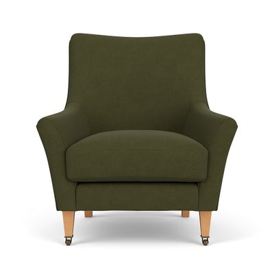 Armchair - Forest Green - House Linen Mix
