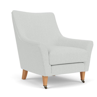 Armchair - Duck Egg - Broadway Stripe