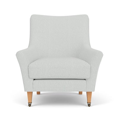 Armchair - Duck Egg - Broadway Stripe