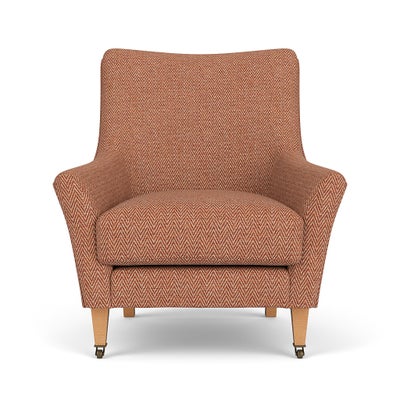 Armchair - Brick - Herringbone Weave