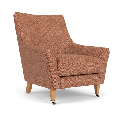 Armchair - Brick - Herringbone Weave