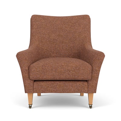 Armchair - Brick Marl - Aquaclean Oxford