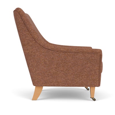 Armchair - Brick Marl - Aquaclean Oxford
