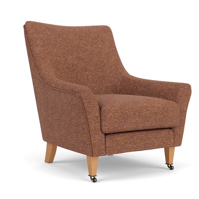 Armchair - Brick Marl - Aquaclean Oxford