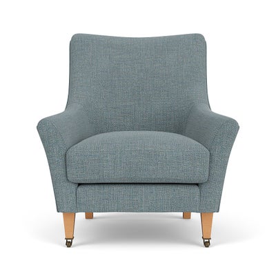 Armchair - Teal Marl - Rustic Weave