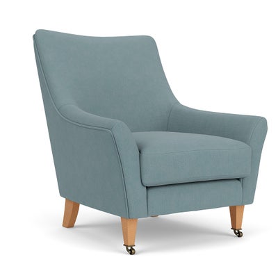 Armchair - Sky Blue - House Linen Mix