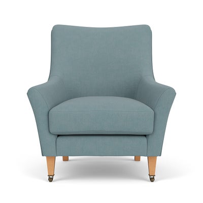 Armchair - Sky Blue - House Linen Mix