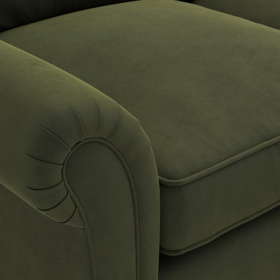 Armchair - Forest Green - Matt Velvet