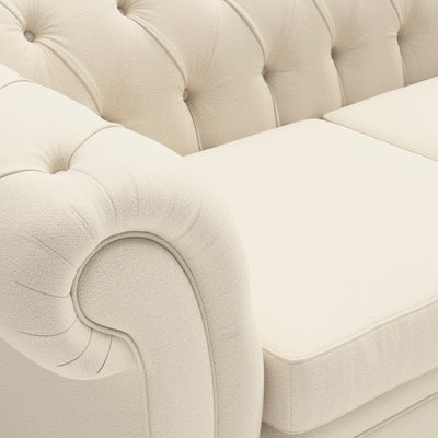 3 Seater - Cream - House Weave