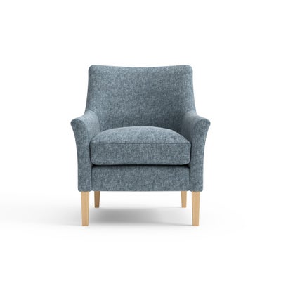 Armchair - Mid Blue - Aquaclean Oxford