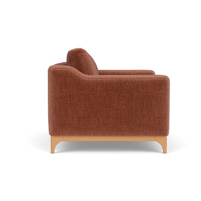 Love Seat - Cinnamon - Eco Chenille