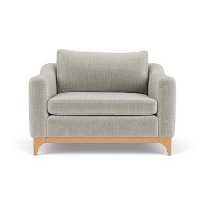 Love Seat - Grey Mist - Eco Chenille