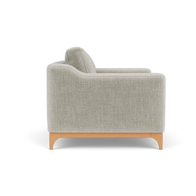 Love Seat - Grey Mist - Eco Chenille
