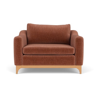 Love Seat - Cinnamon - Eco Chenille
