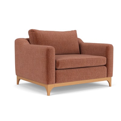 Love Seat - Cinnamon - Eco Chenille