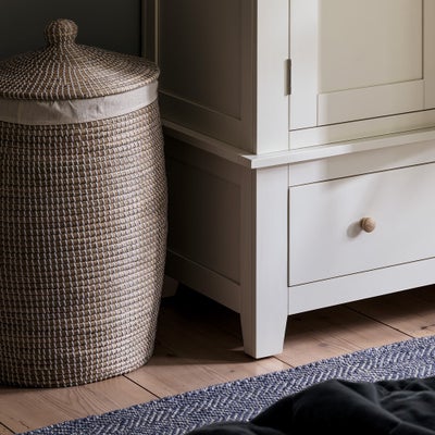 Seagrass Basket With Lid - Large