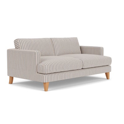 3 Seater - Indigo - Kingham Stripe