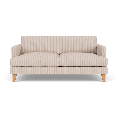 3 Seater - Flax - Kingham Stripe
