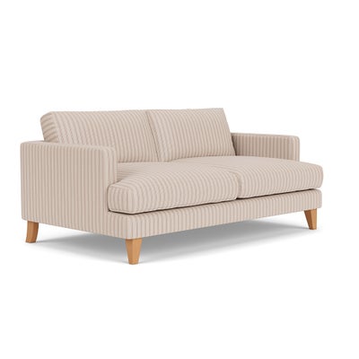 3 Seater - Flax - Kingham Stripe