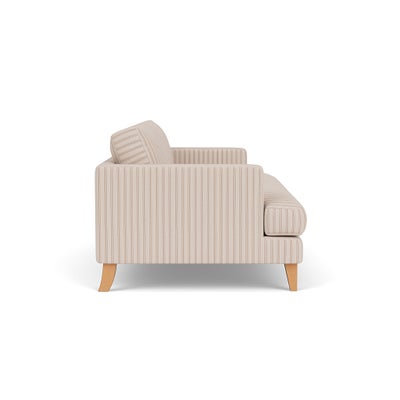 3 Seater - Flax - Kingham Stripe