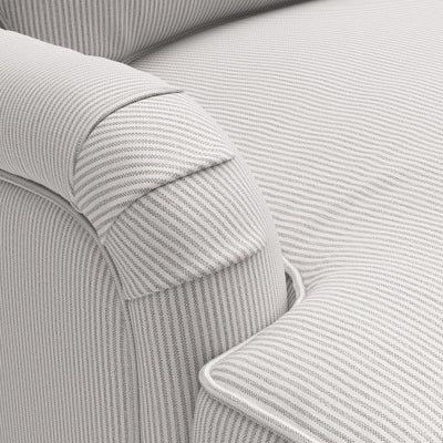 2 Seater - Grey - Broadway Stripe