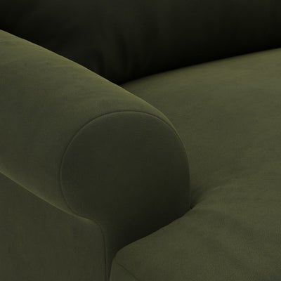 Large 2 Seater - Forest Green - Matt Velvet