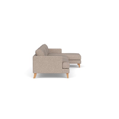 Chaise Extra Large Right Hand - Natural Mix - Textured Weave