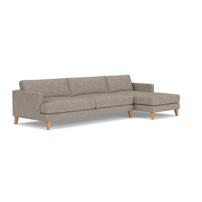 Chaise Extra Large Right Hand - Shoreline Mix - Textured Weave