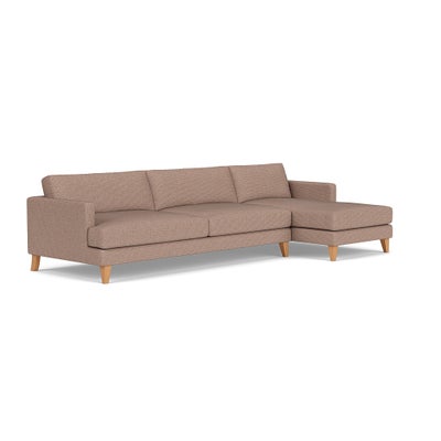 Chaise Extra Large Right Hand - Autumn Mix - Textured Weave