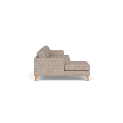 Chaise Extra Large Left Hand - Natural Mix - Textured Weave