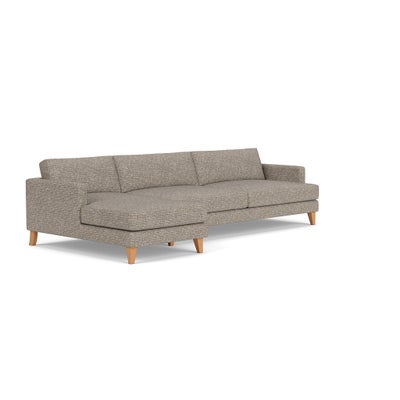 Chaise Extra Large Left Hand - Shoreline Mix - Textured Weave