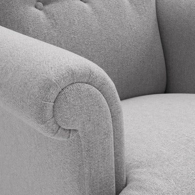 Armchair - Grey marl - Rustic Weave